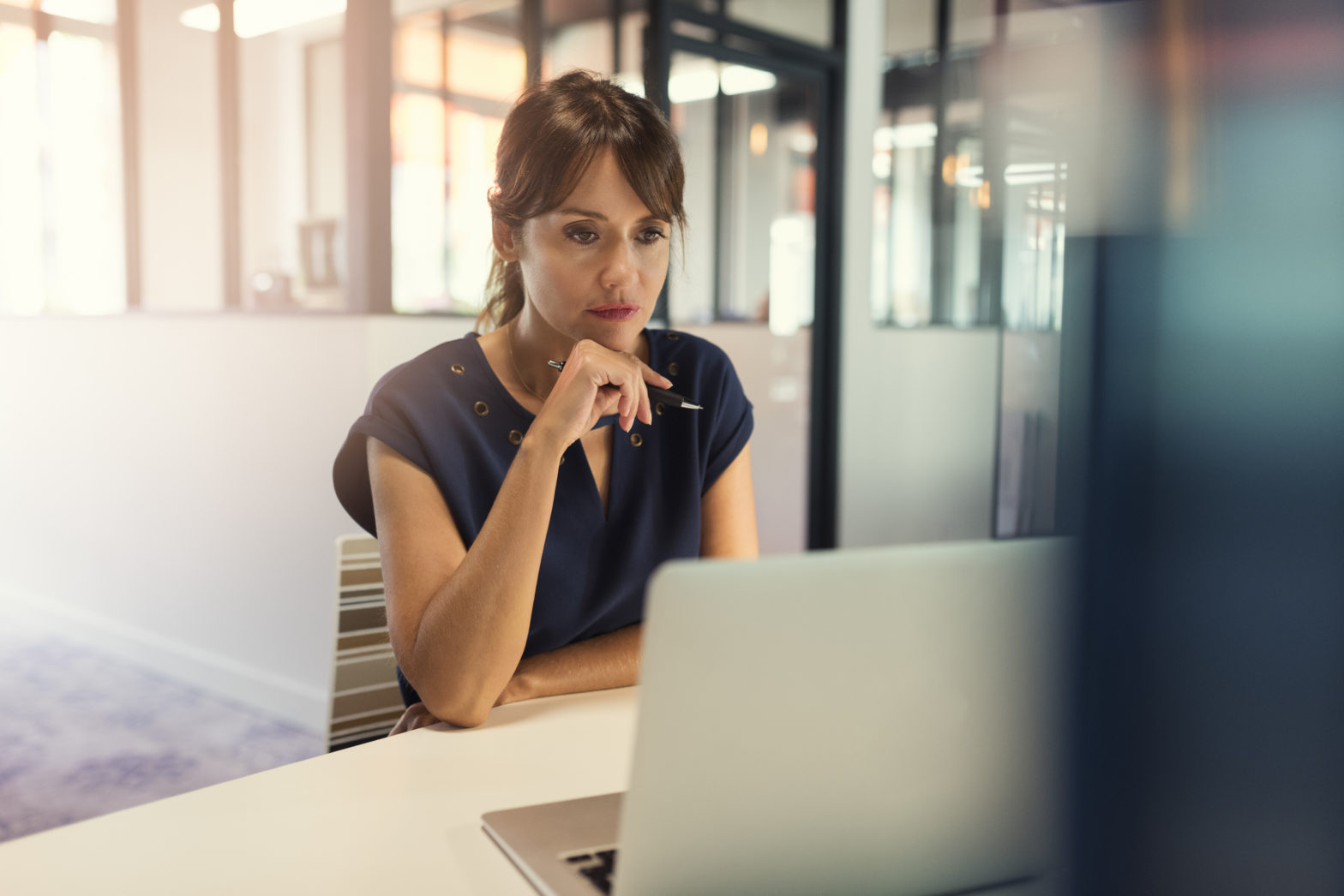 woman working on americas best rates
