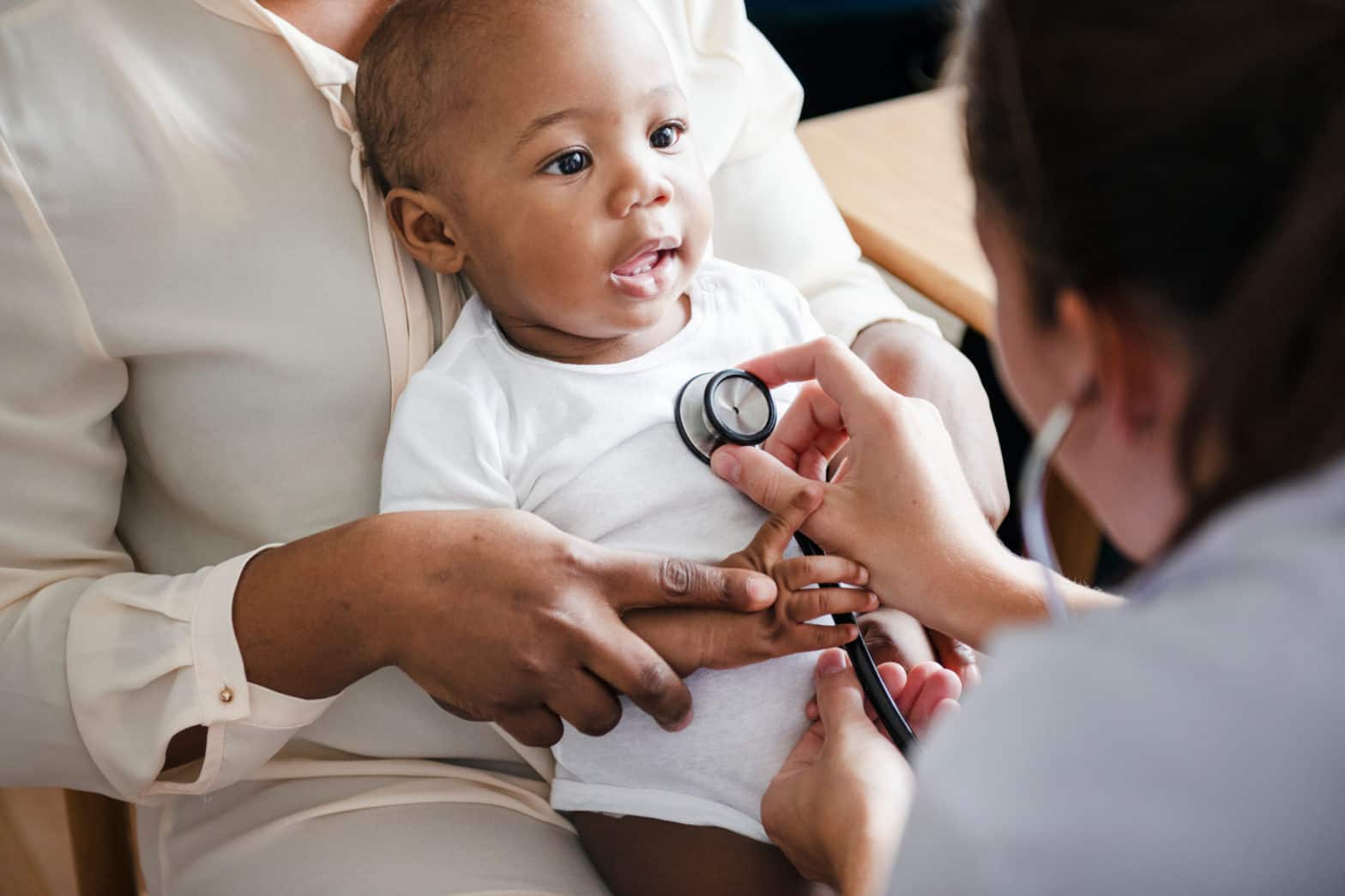 adorable baby health checkup