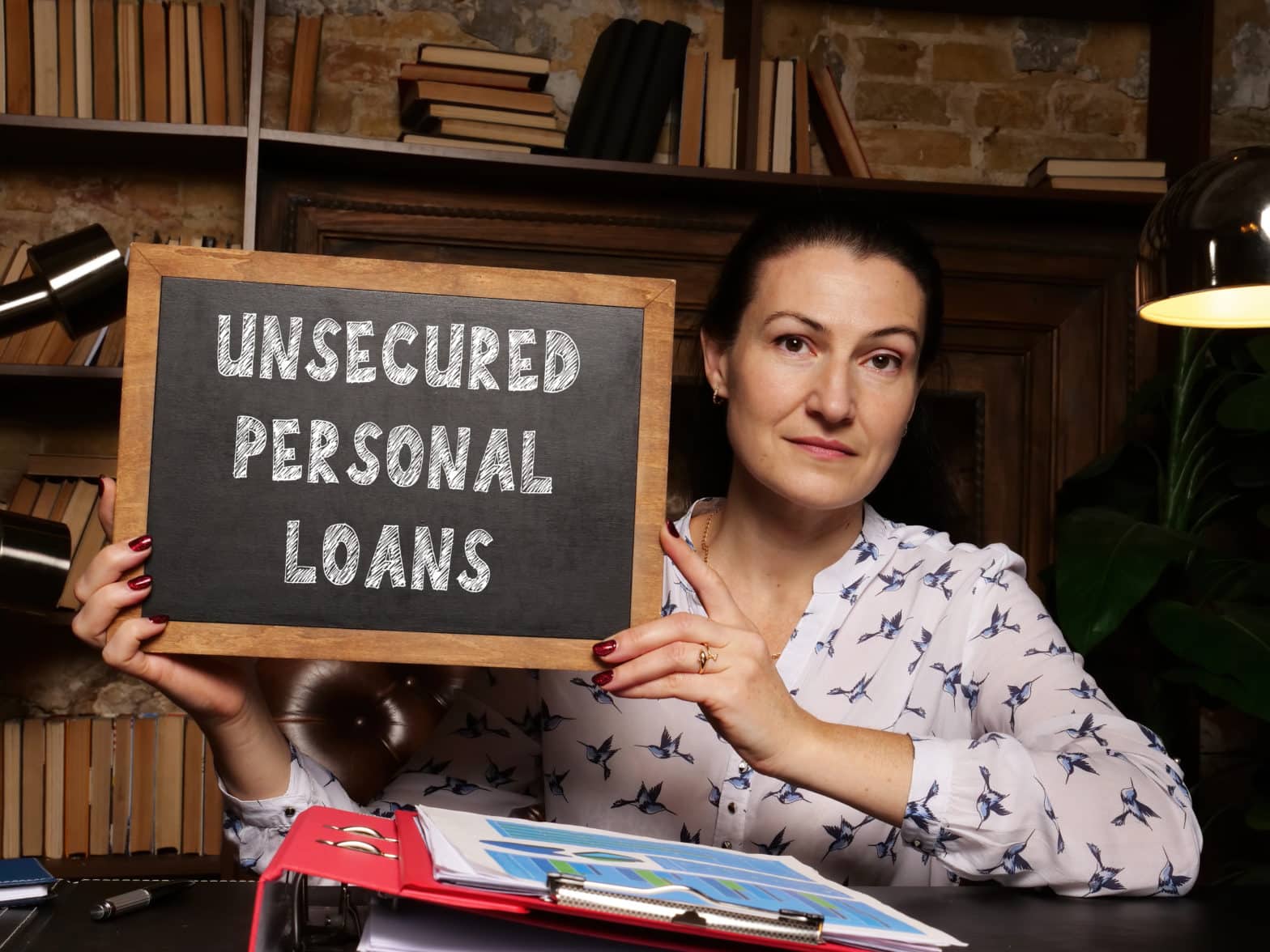 business concept about unsecured personal loans