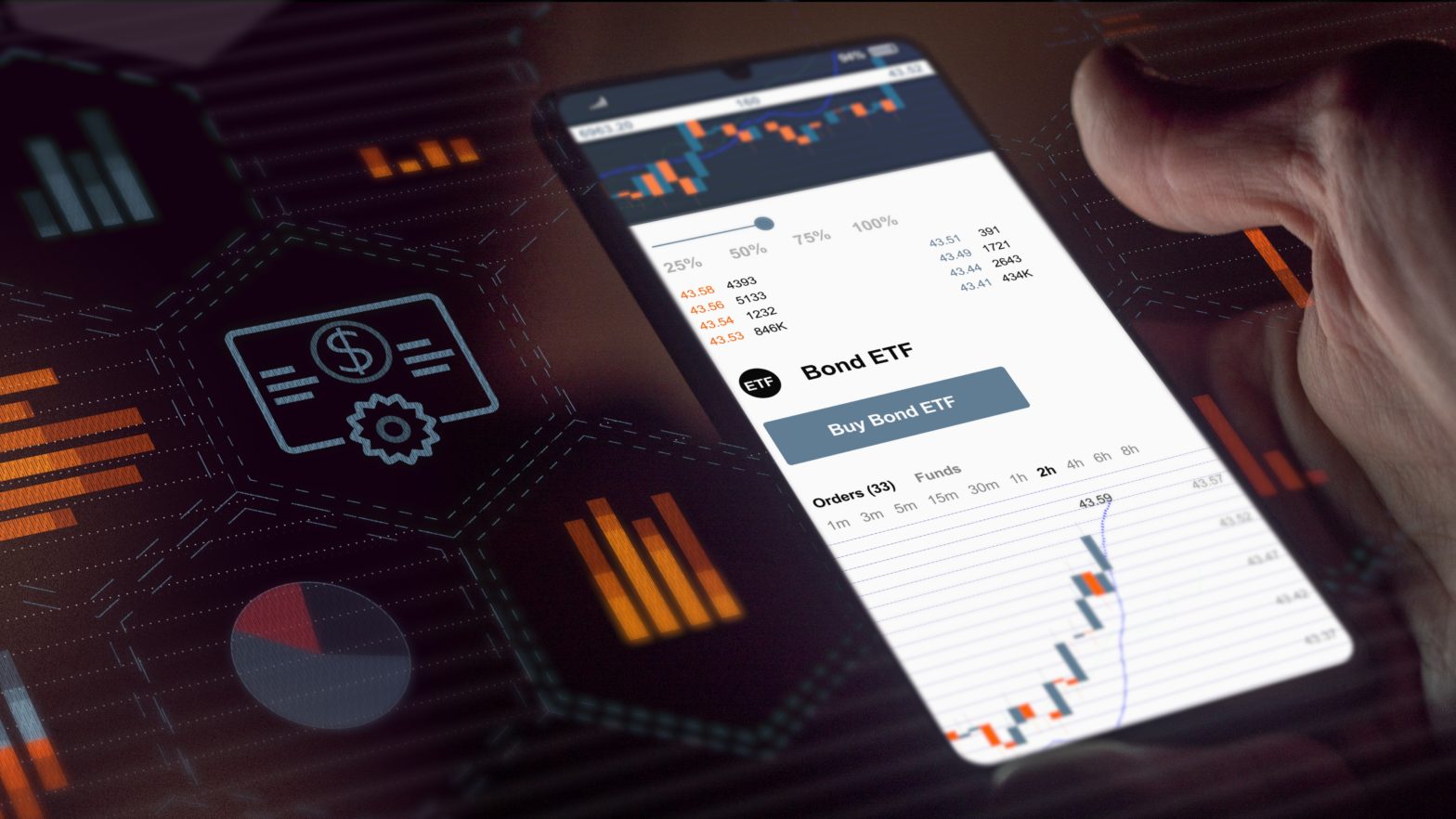 invest in stock market data on smartphone