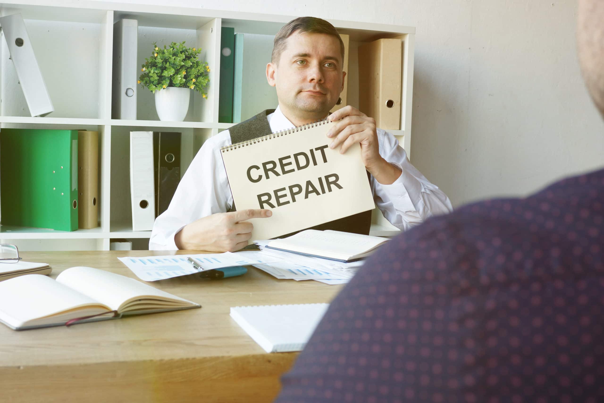 man trying to improve credit score