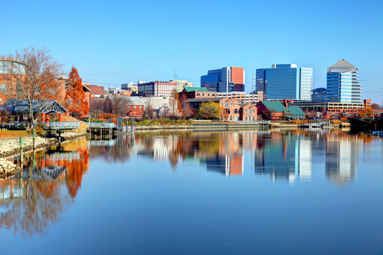 Wilmington, Delaware downtown area