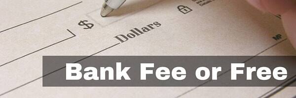 Bank fee survey - account free or fee