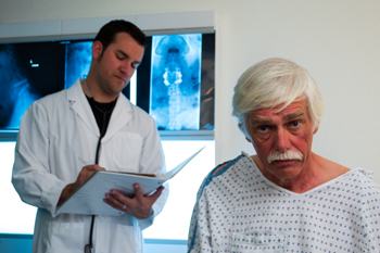 Retiree gets bad news from doctor